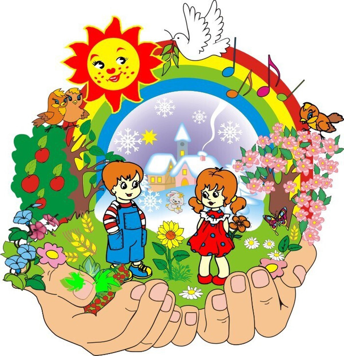 И д с элементами природы. Детский сад картинки. Экология в детском саду. Эмблема детского сада. Детям об экологии.